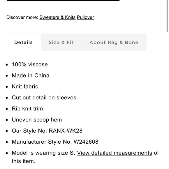 Rag & Bone Lexie Colorblock Raglan Knit Pullover - Picture 6 of 8